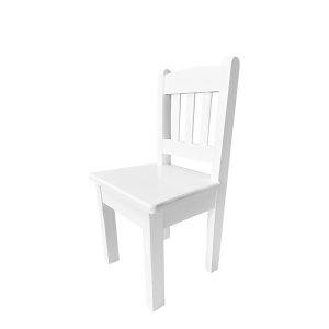 Poekspozycyjne krzesełko białe